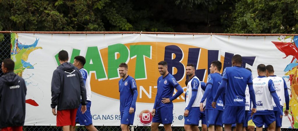 Sem Artur e com recuperação de Rogério, Bahia segue treinando visando o Fortaleza