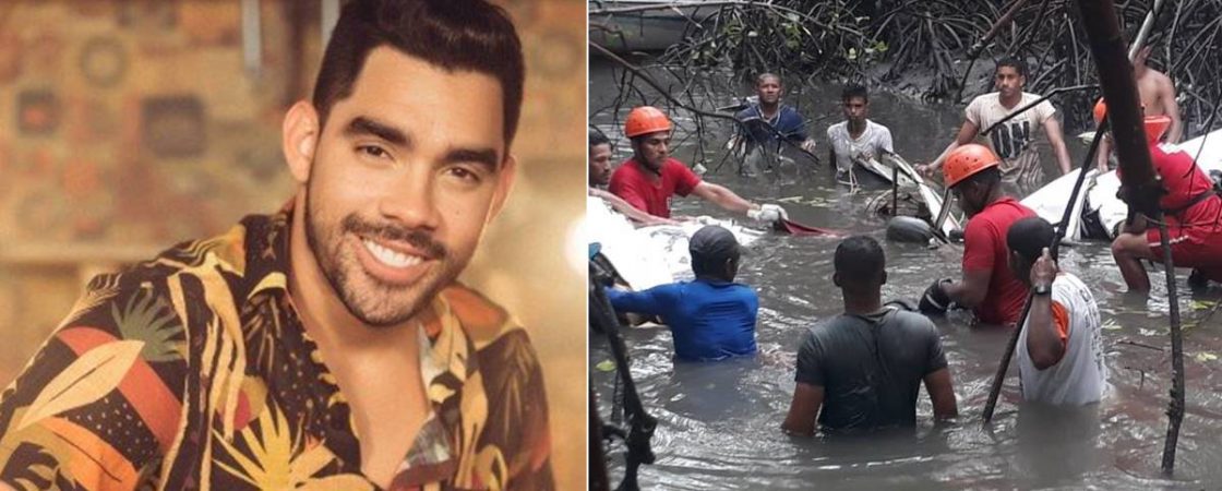 Pescador encontra novas peças do avião que caiu com o cantor Gabriel Diniz