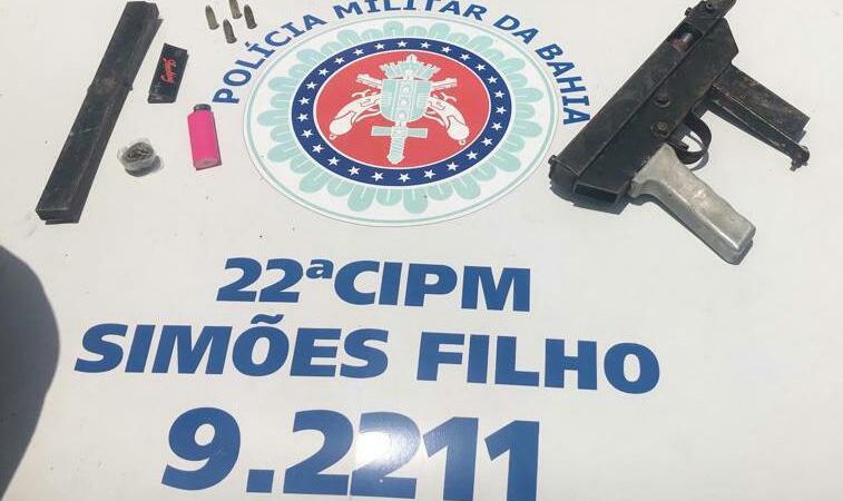 Simões Filho: metralhadora ostentada na web é encontrada enterrada