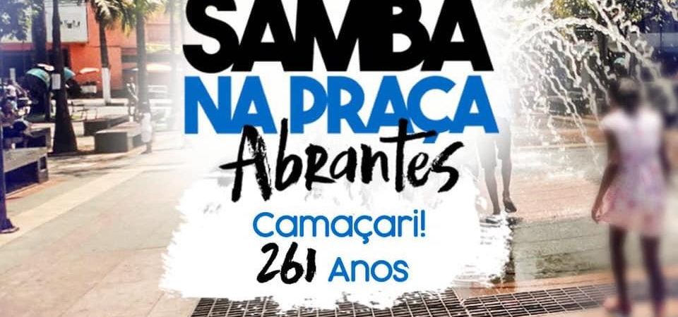 Camaçari: ‘Samba na Praça’ acontece em edição especial neste sábado (28)