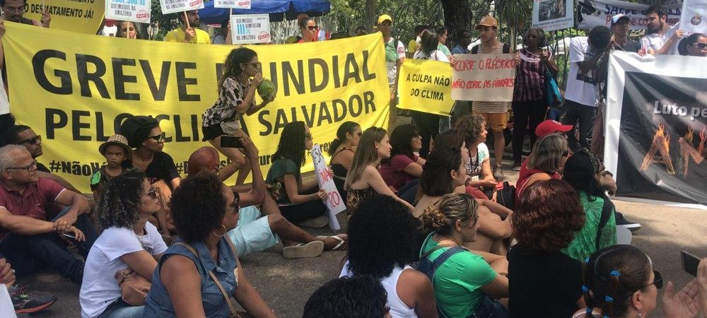 Salvador: entidades, professores e estudantes participam da greve mundial pelo clima
