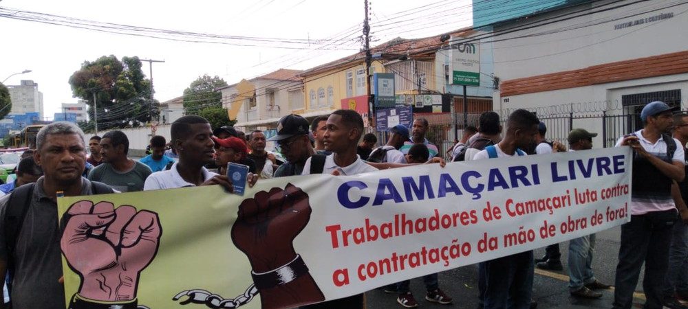 ‘A cidade industrial não emprega o público da cidade’, diz presidente dos desempregados de Camaçari em manifesto nesta quarta (30)