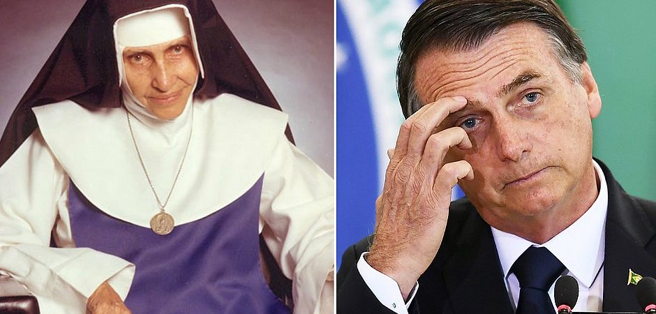 Bolsonaro cancela ida à missa de Irmã Dulce em Salvador