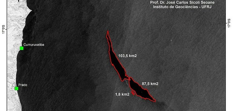 Mancha de óleo quase quatro vezes maior que a cidade de Lauro de Freitas é localizada
