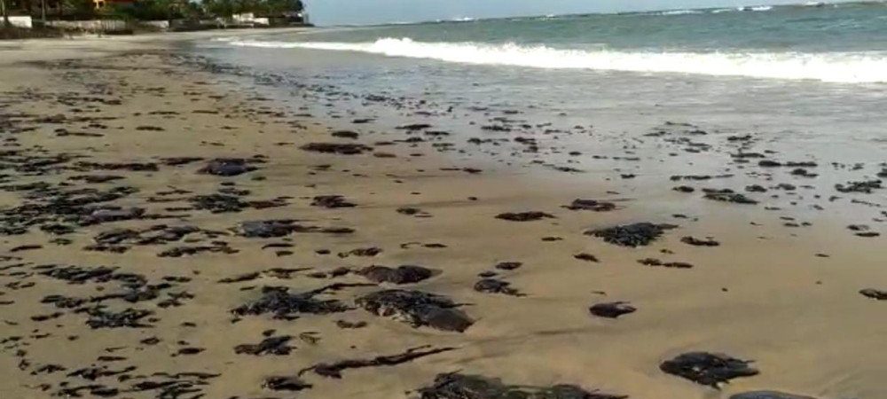 Óleo que “invadiu” praias do Nordeste podem ter origem da Venezuela