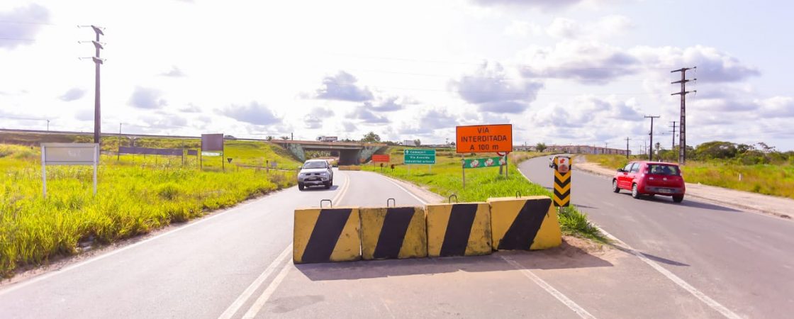 Seguindo com trânsito modificado, requalificação do Viaduto da Cascalheira deve durar até novembro