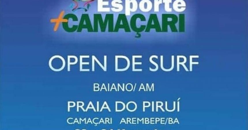 Arembepe recebe o Camaçari Open de Surf neste fim de semana
