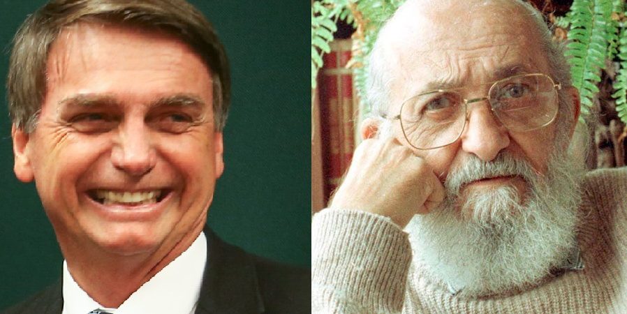 Além de chamar Paulo Freire de ‘energúmeno’, Bolsonaro afirma que TV Escola ‘deseduca’