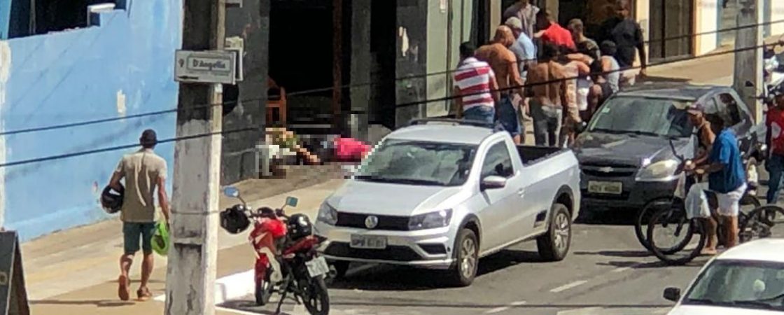 Urgente: dono de oficina é baleado no centro de Camaçari