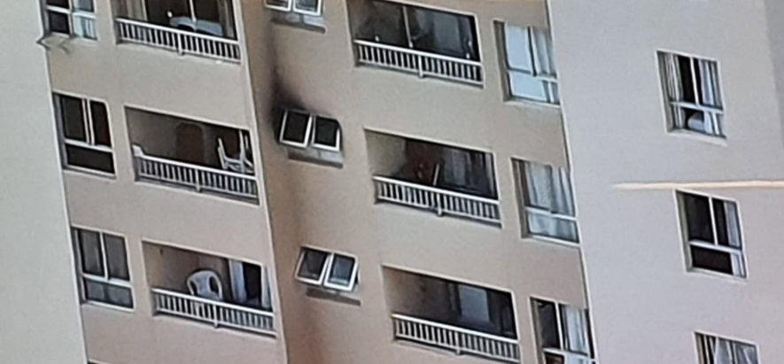 Apartamento na Boca do Rio, em Salvador, sofre princípio de incêndio no início da manhã de hoje (2)
