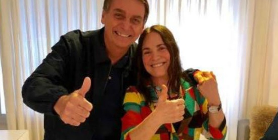 Nomeação de Regina Duarte para a Secretaria Especial da Cultura pode ser semana que vem, diz Bolsonaro
