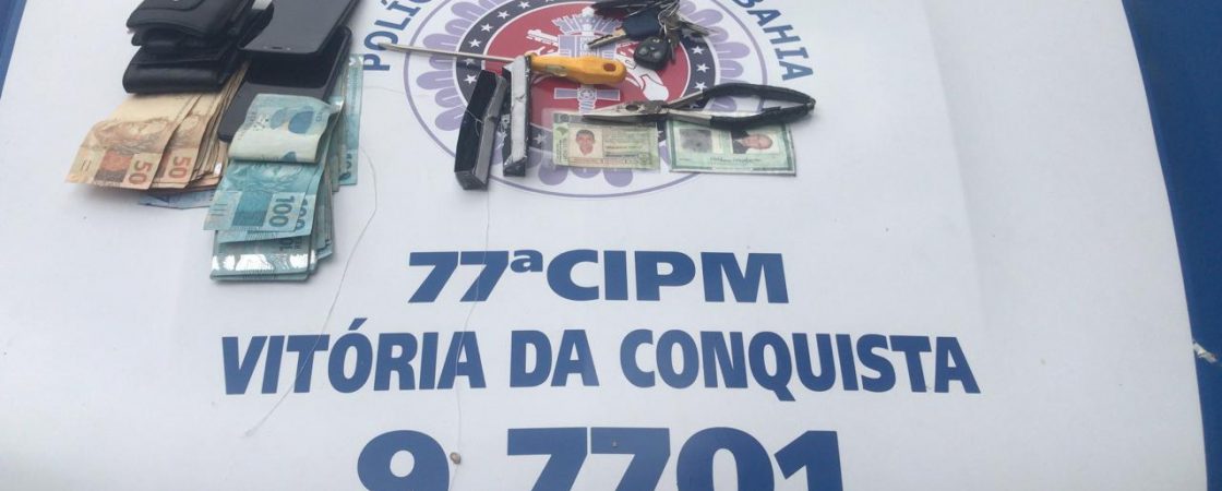 Dupla cearense é presa após furtar R$ 8 mil em banco no interior da Bahia