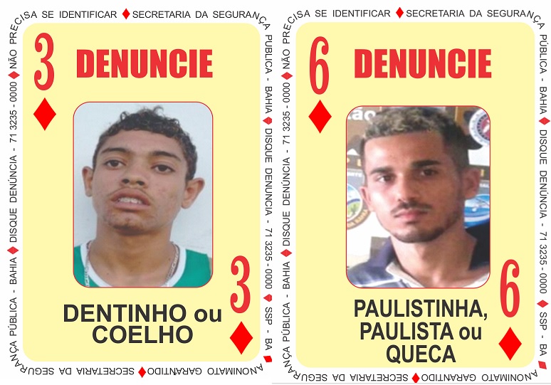 Ssp Atualiza O ‘baralho Do Crime E Adiciona Mais Dois Procurados