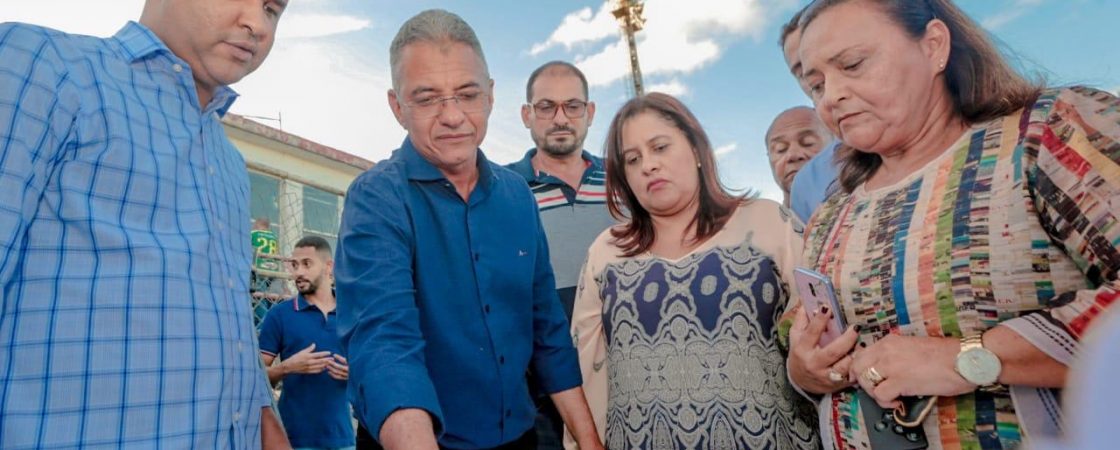 Simões Filho: ordem de serviço para a reforma geral do Estádio Municipal é assinada