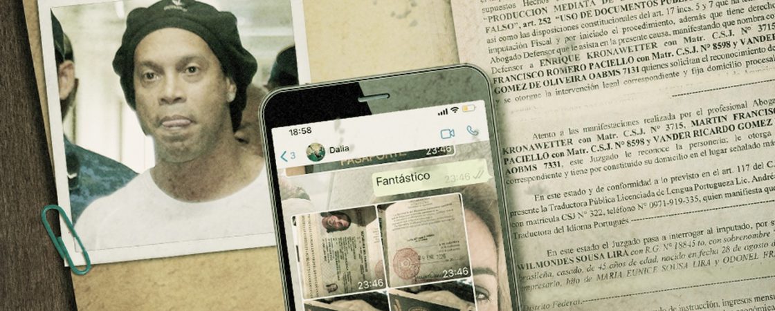 Perícia nos celulares estende a permanência de Ronaldinho e irmão no Paraguai