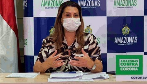 Secretária de Saúde do Amazonas é diagnosticada com Covid-19