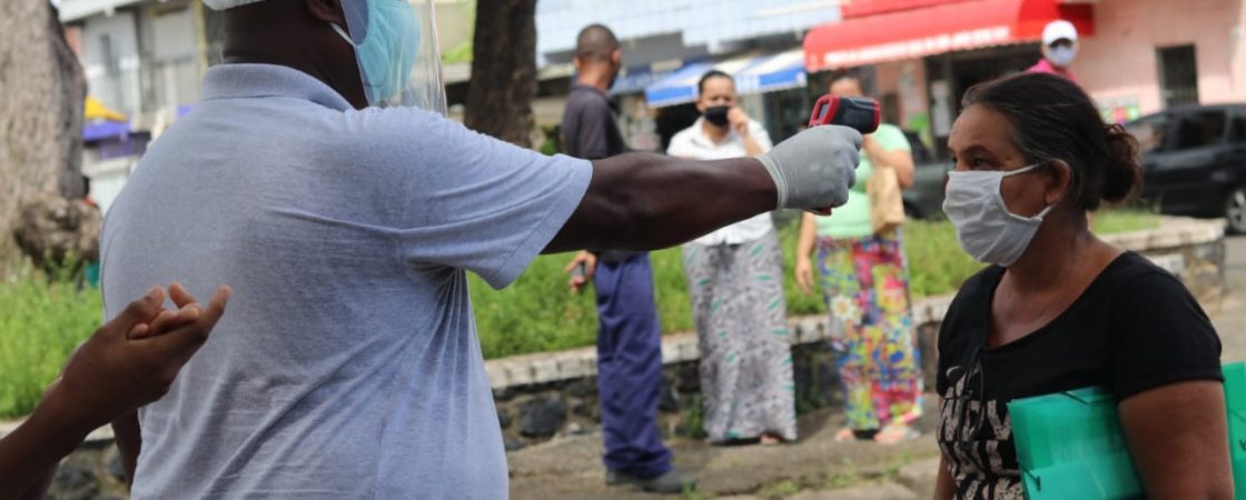 Simões Filho: barreira sanitária de combate ao coronavírus é montada em Ilha de São João
