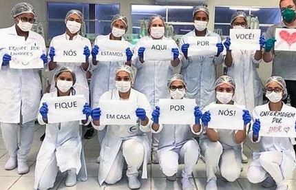 No mundo, Brasil é o país com mais óbitos de enfermeiros pelo coronavírus, aponta entidades