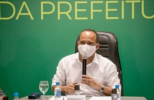 Comércio seguirá fechado, diz Elinaldo após reunião com Vilas-Boas: ‘Precisa que a saúde esteja normalizada’