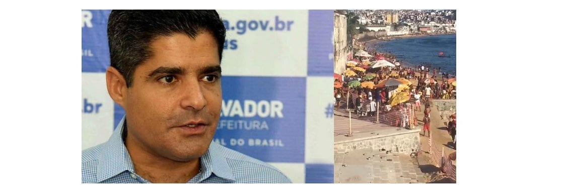 Após banhistas descumprirem protocolos, Neto afirma que praias voltarão a ser fechadas em Salvador