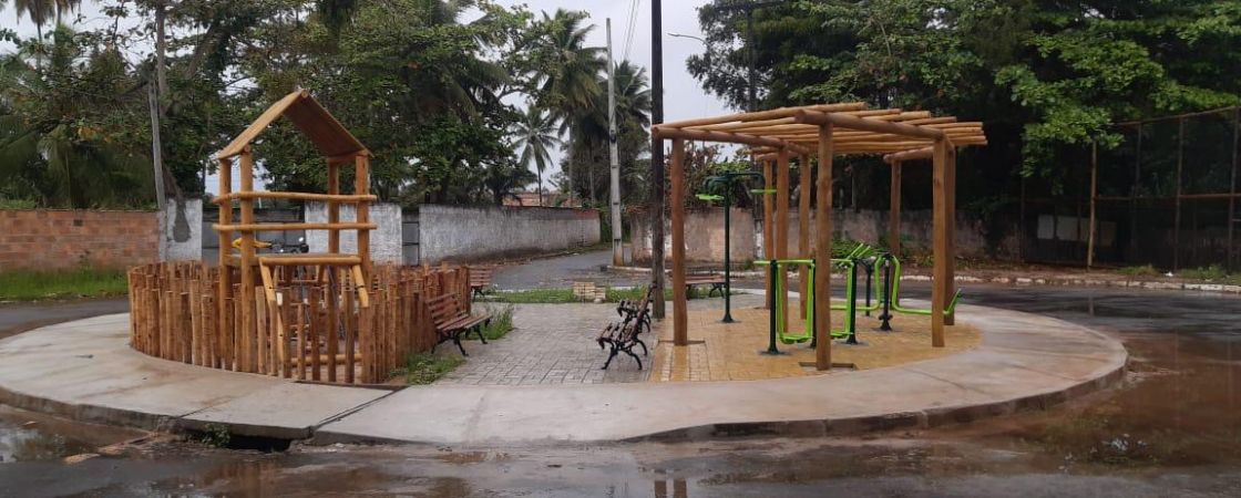 Camaçari: praça é inaugurada no bairro de Catu de Abrantes
