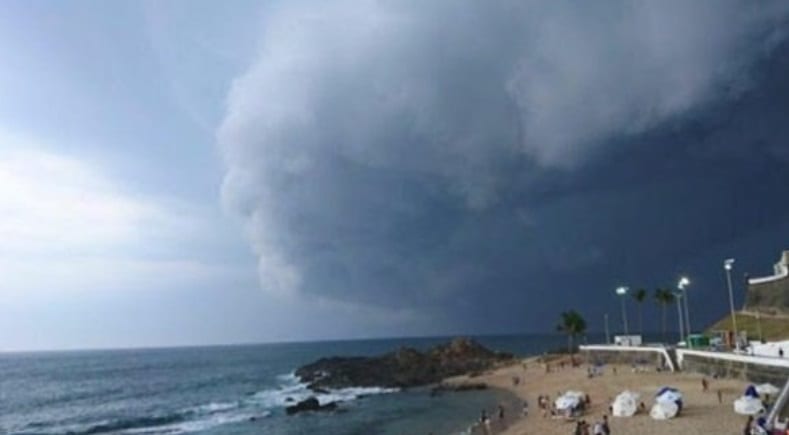 Ciclone pode provocar chuva forte no sul e extremo-sul da Bahia, alerta Defesa Civil da Bahia