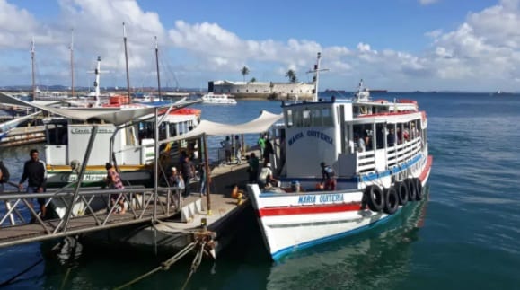 Maré baixa faz travessia Salvador-Mar Grande ser suspensa pelo sexto dia