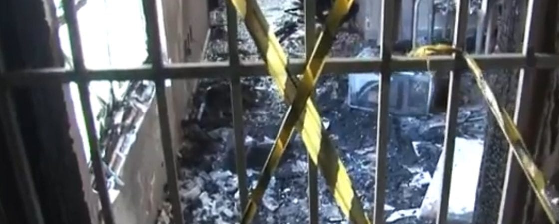 Após incêndio, dois apartamentos do programa Minha Casa, Minha Vida ficam destruídos em Feira de Santana