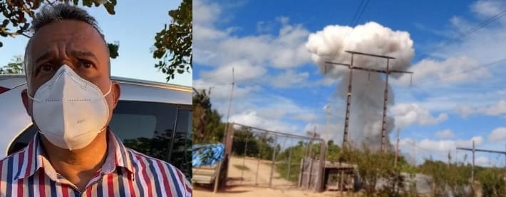 Veja vídeo em que dono de fábrica de fogos que explodiu em Simões Filho fala sobre o acidente