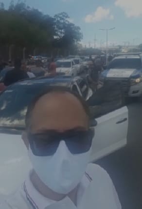 Após morte de motorista de aplicativo em Lauro de Freitas, categoria faz manifestação