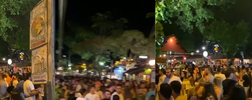 Segundo dia do ano é marcado por aglomeração de baianos e turistas em Arraial D´Ajuda