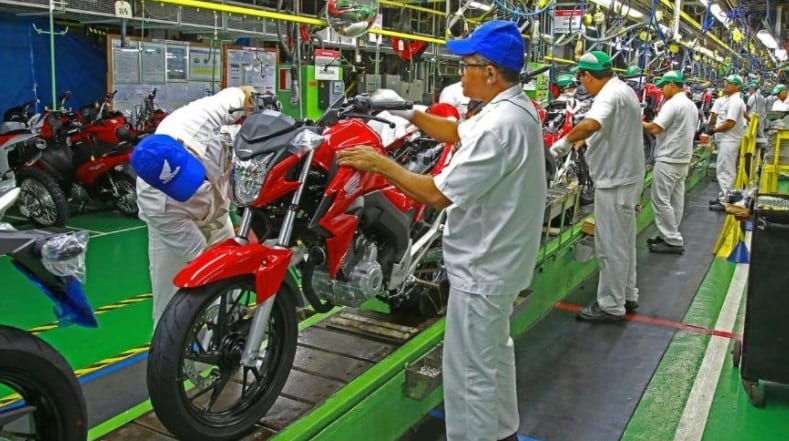 Manaus: Honda anuncia parada temporária da produção de motos