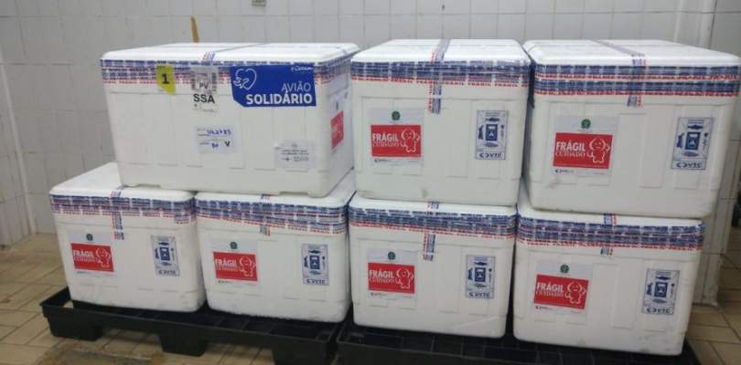 Bahia receberá mais de 613 mil doses de vacinas contra Covid-19 nesta semana