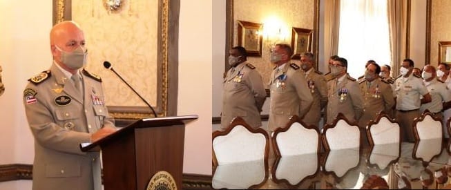 PM da Bahia realiza cerimônia de passagem e assunção de comandos dos coronéis