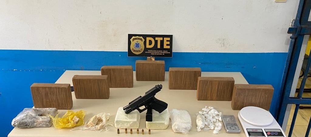 Polícia apreende mais de oito quilos de drogas são apreendidos em Feira de Santana