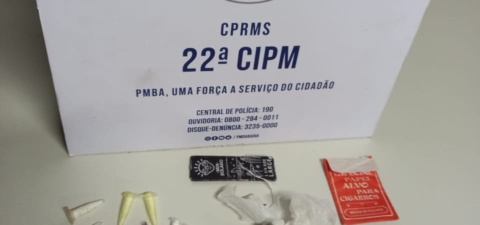 Simões Filho: Após troca de tiros, PM apreende drogas no Ponto Parada