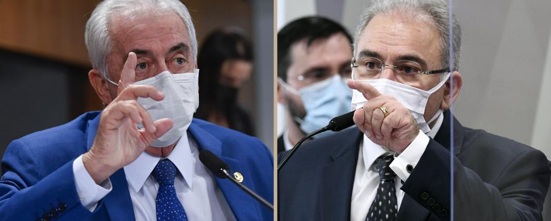 Senador Otto Alencar e ministro Queiroga batem boca na CPI da Covid; veja vídeo