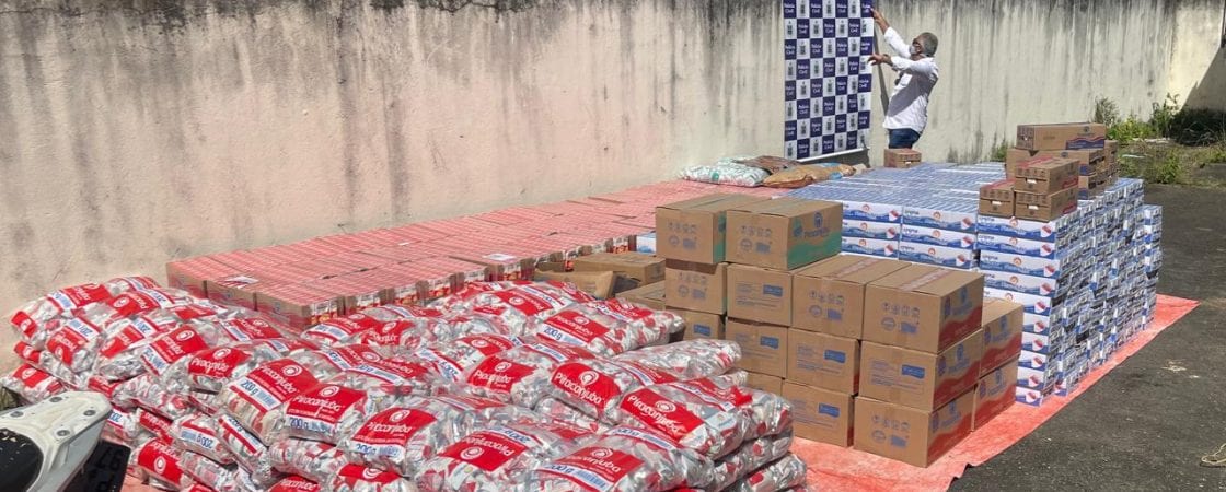 Carga de 10 mil toneladas de leite roubada na Via Parafuso é encontrada em galpão de Camaçari