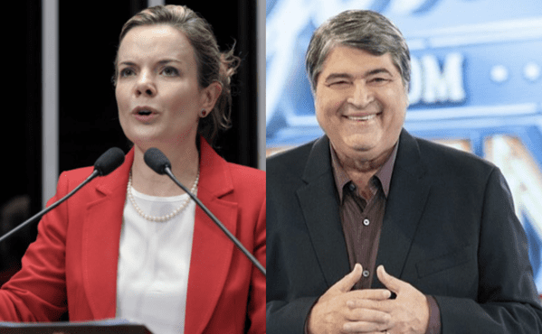 Gleisi Hoffmann critica Datena após apresentador igualar Lula a Bolsonaro