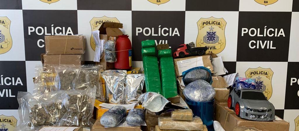 BA: Polícia encontra 27 encomendas com drogas nos Correios