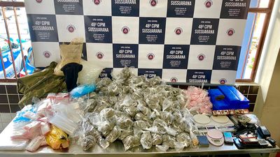 Mais de 2,8 mil porções de maconha, cocaína e kush são apreendidas na Sussuarana