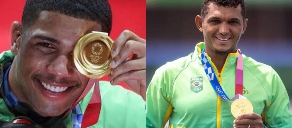 Ouro duplo na Bahia! Hebert e Isaquias conquistam 1º lugar no pódio olímpico no boxe e canoagem