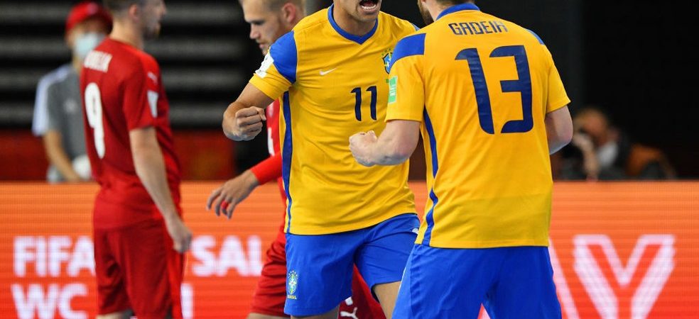 Brasil vence República Tcheca e garante classificação antecipada para as oitavas de final do Mundial de Futsal