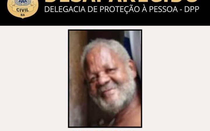 Família procura por idoso desaparecido há 4 dias em Salvador