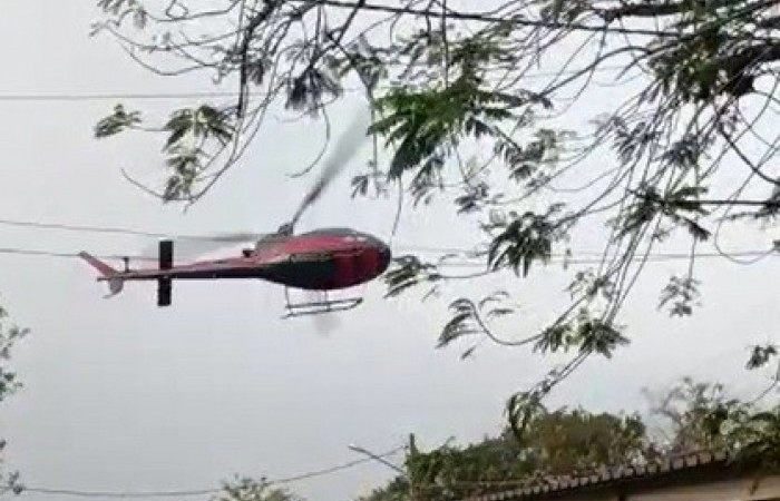 Piloto da Polícia Civil é rendido por criminosos com helicóptero ainda no ar