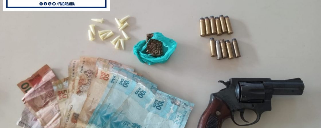 Polícia Militar prende suspeito de tráfico de drogas após tentativa de fuga em Camaçari