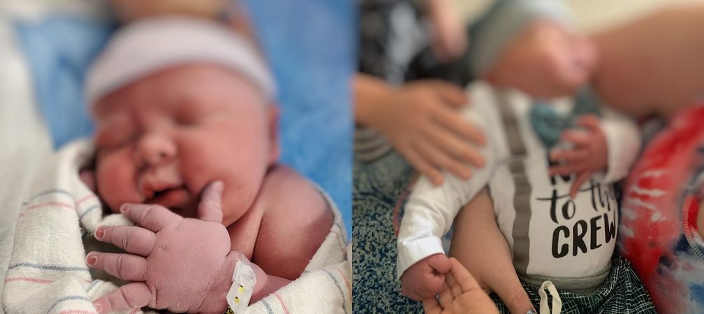 Em alta na web: Bebê nasce com mais de 6 kg e veste roupas para 9 meses