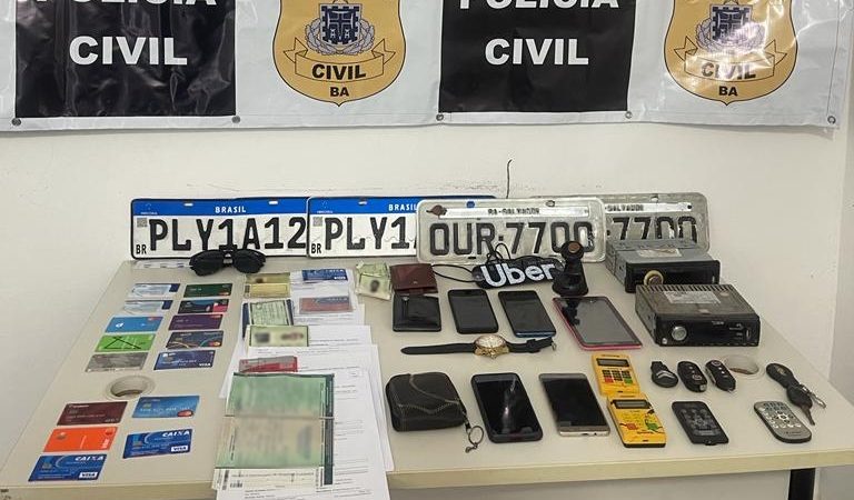 Polícia prende integrantes de grupo que assaltava motoristas por aplicativo na Região Metropolitana de Salvador