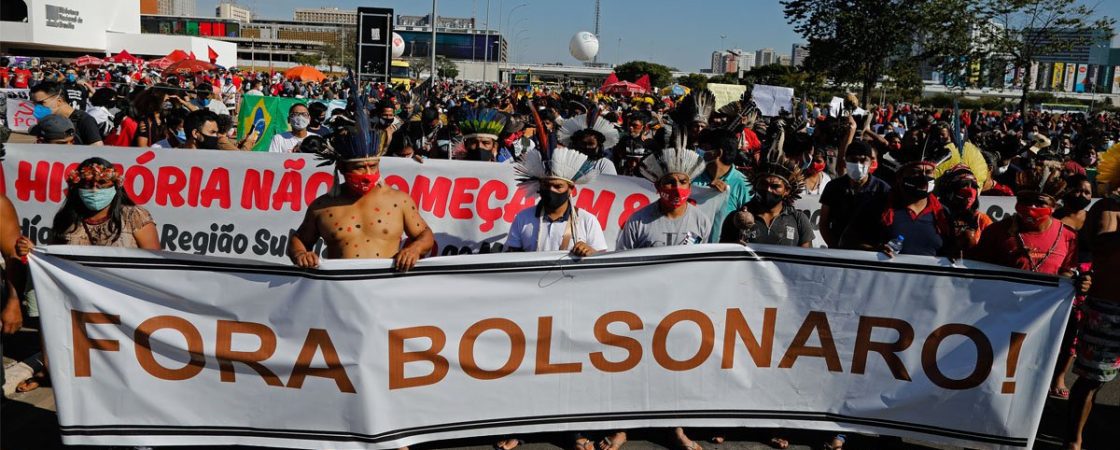 Movimentos sociais realizam ato contra Bolsonaro neste sábado (20)