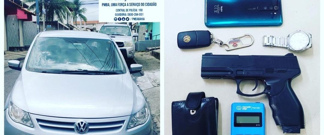Salvador: Suspeito é capturado em Itapuã minutos após roubo de carro